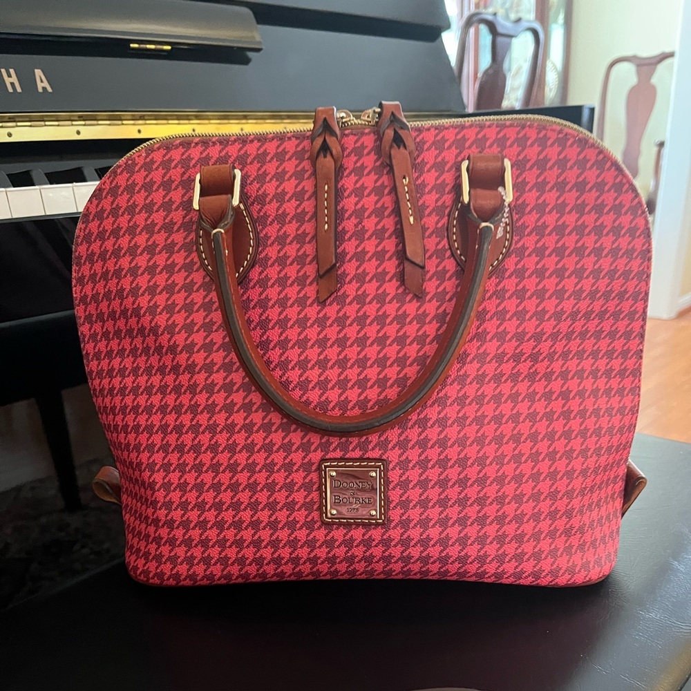 Dooney & Bourke Red Houndstooth
Zip Zip Satchel - Picture 3 of 6